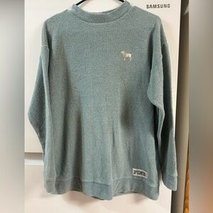 Victoria's Secret PINK Men's Crewneck Sweater - Soft Blue